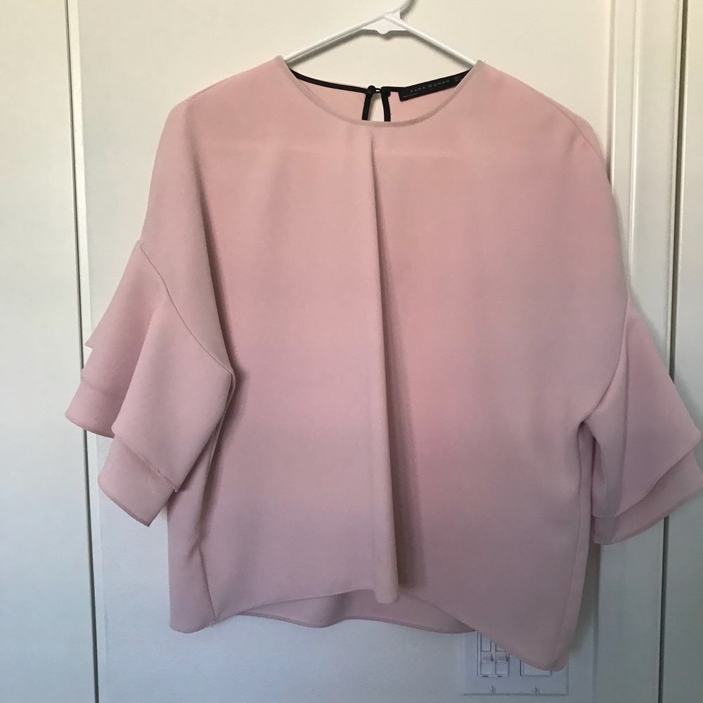 Zara pink top